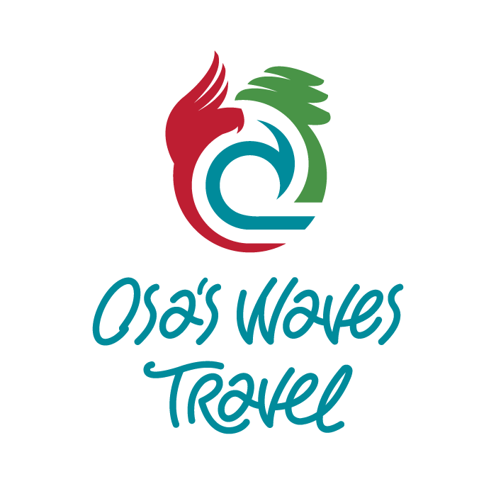 Logotipo de Osas Waves Travel